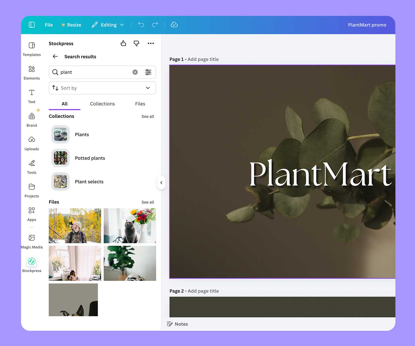 Find exactly what you need with search and filters