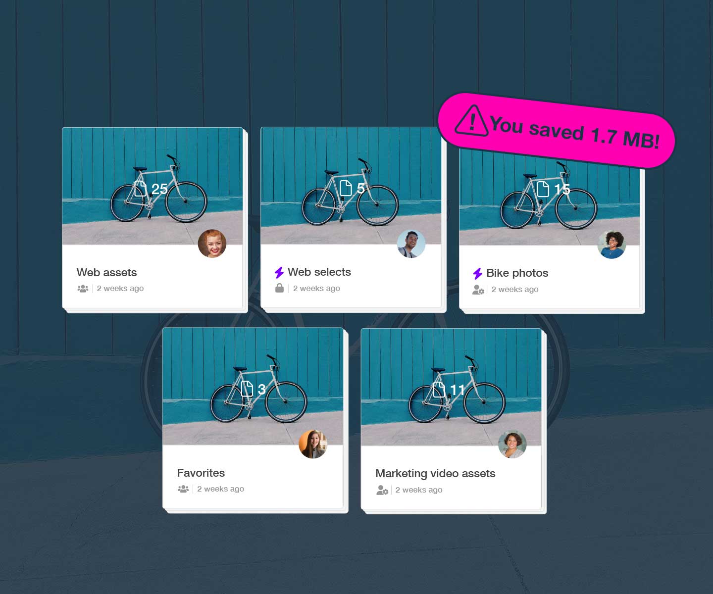Merge all duplicates, no matter where they are