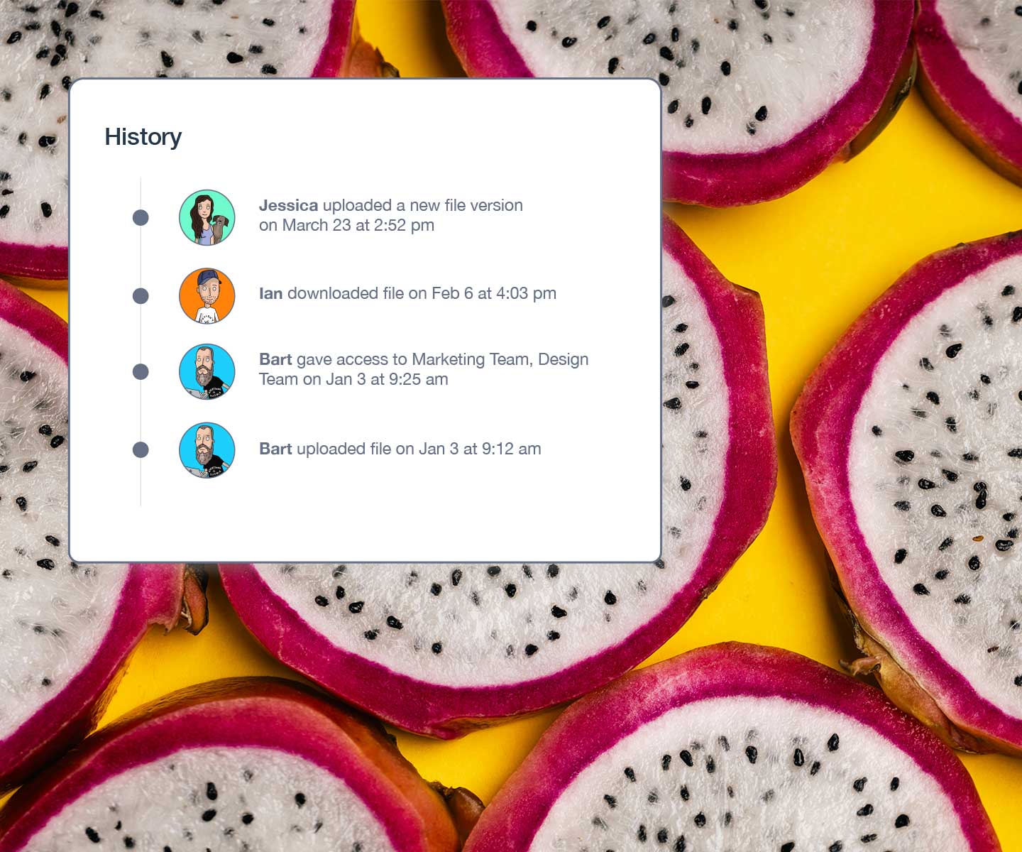 Complete version history