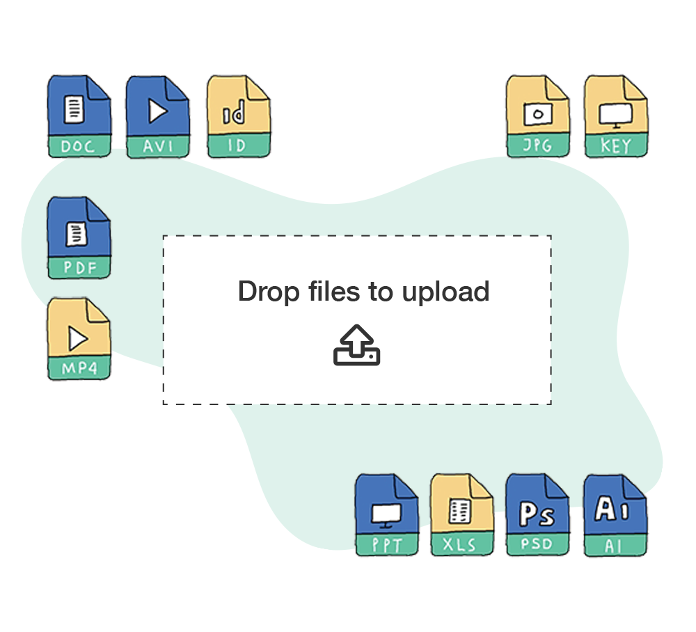 All file types with no limits! 